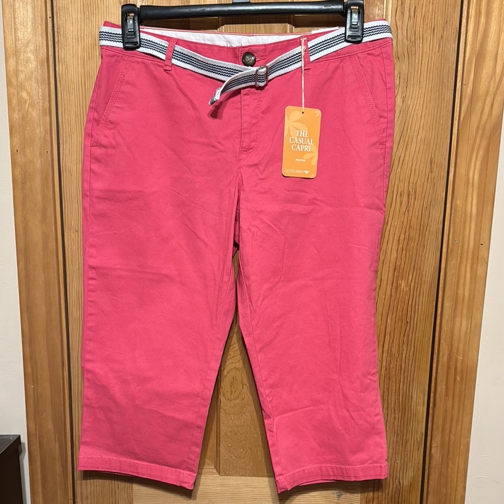 Dockers Vibrant Pink Casual Capris